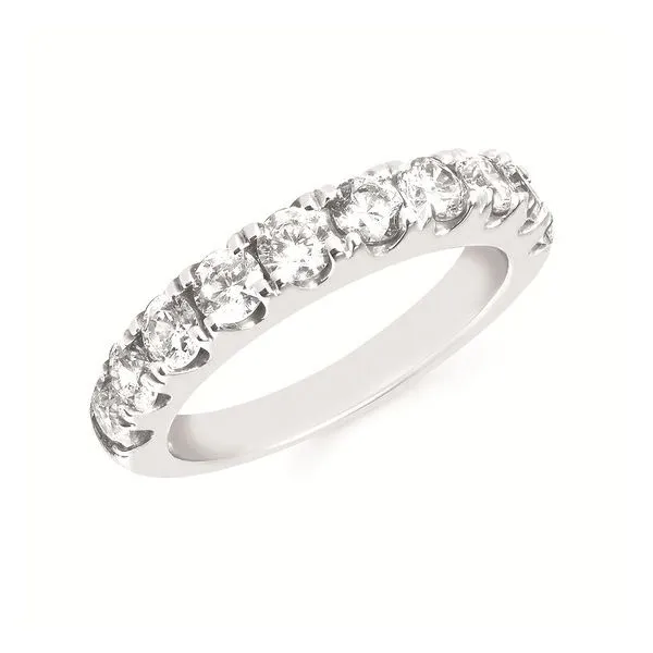 14K White Half Anniversary Ring Morin Jewelers Southbridge, MA