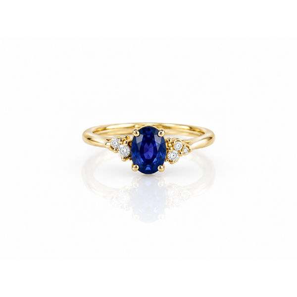 Yellow Gold Sapphire Fashion Ring Morin Jewelers Southbridge, MA