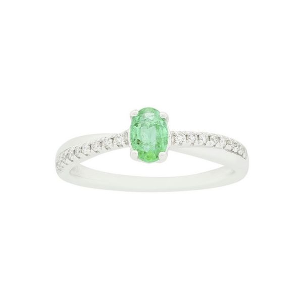 Lady's White 14 Karat Contemporary Fashion Ring Morin Jewelers Southbridge, MA