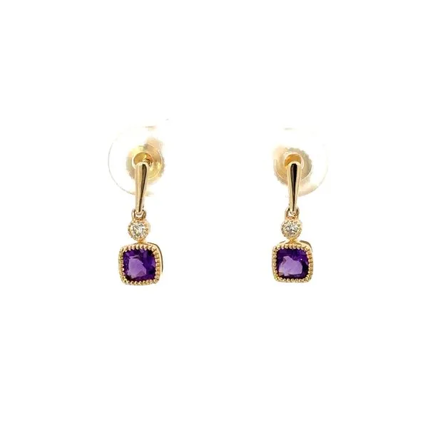 Yellow 14 Karat Drop Earrings Morin Jewelers Southbridge, MA
