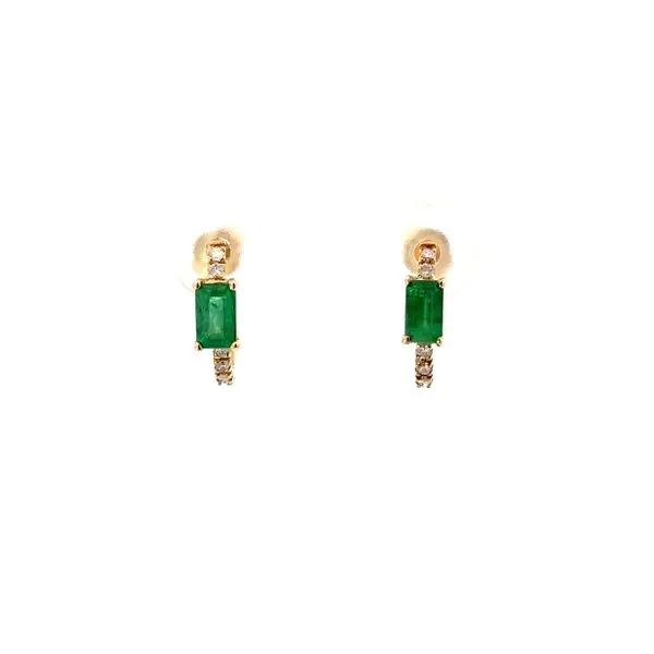 Yellow 14 Karat Small Hoop Earrings Morin Jewelers Southbridge, MA