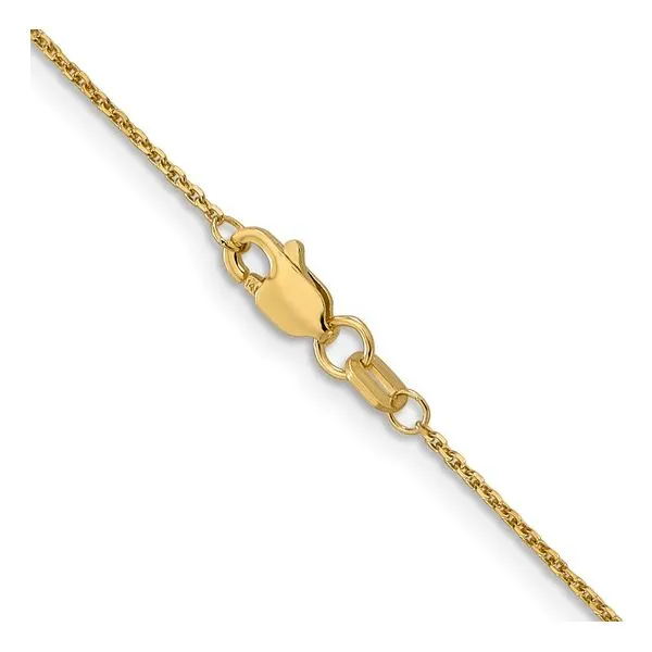Yellow 14 Karat Cable Link Chain Image 2 Morin Jewelers Southbridge, MA