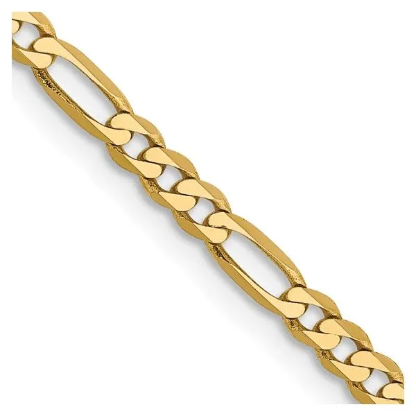 24 karat hotsell gold figaro chain