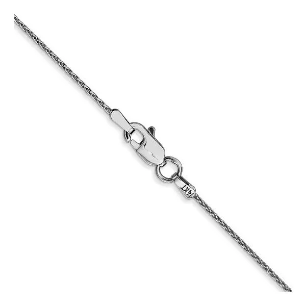 14K White Gold Parisian Wheat Chain Image 3 Morin Jewelers Southbridge, MA