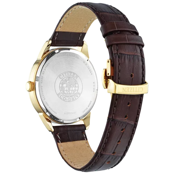 Men's Yellow Base Metal Dress Watch Image 3 Morin Jewelers Southbridge, MA