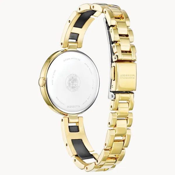 CITIZEN Eco-Drive Ladies Yellow Base Metal Dress Watch Image 2 Morin Jewelers Southbridge, MA