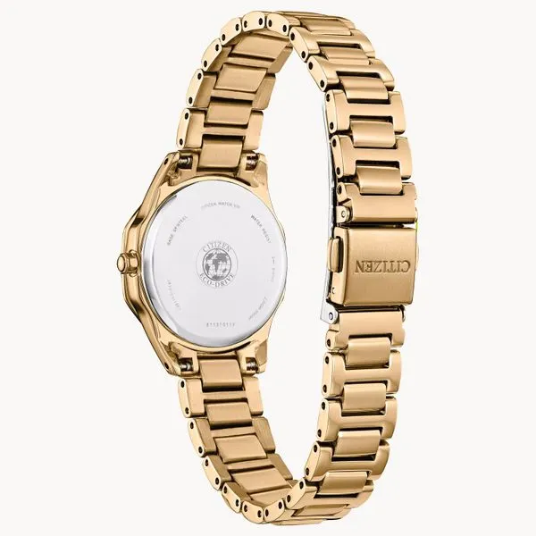 CITIZEN Eco-Drive Ladies Yellow Base Metal Dress Watch Image 2 Morin Jewelers Southbridge, MA