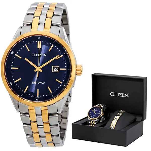 CITIZEN Eco-Drive Mens Two Tone Yellow Gold Watch  Morin Jewelers Southbridge, MA