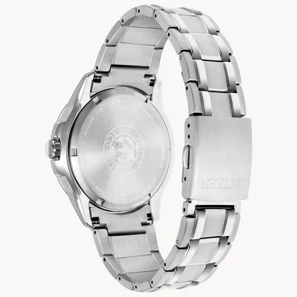 CITIZEN Eco-Drive Titanium Mens White Stainless Steel Dress Watch Image 2 Morin Jewelers Southbridge, MA