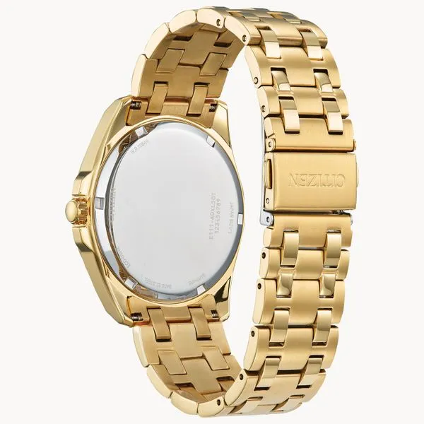 CITIZEN Eco-Drive Peyten Mens Yellow Stainless Steel Dress Watch Image 2 Morin Jewelers Southbridge, MA