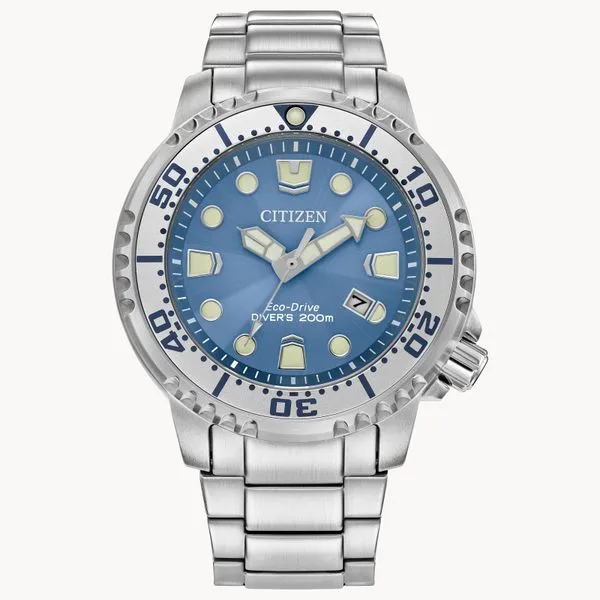 CITIZEN Eco-Drive ProMaster Mens Silver-Tone Stainless Steel Sport Watch Morin Jewelers Southbridge, MA