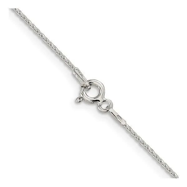White Sterling Silver Round Wheat Chain Image 3 Morin Jewelers Southbridge, MA