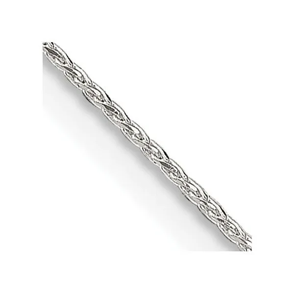 White Sterling Silver Round Wheat Chain Morin Jewelers Southbridge, MA