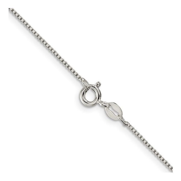 Sterling Silver .9mm Box Chain, 18 Inches Image 3 Morin Jewelers Southbridge, MA