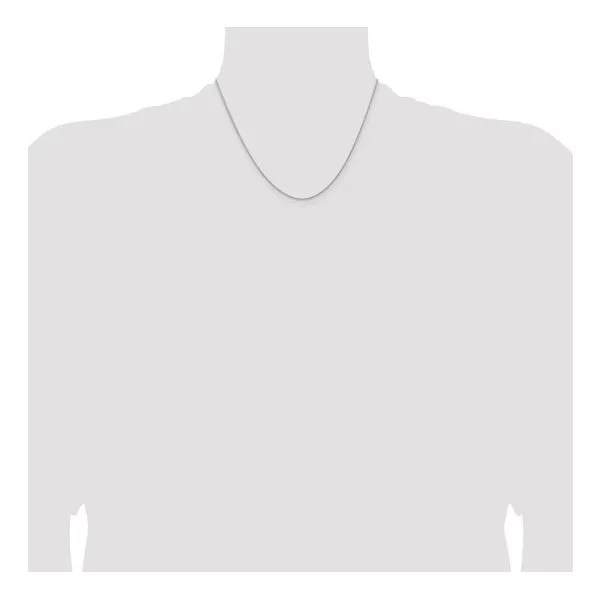 Sterling Silver .95mm Diamond Cut Round Spiga Chain, 18 Inches Image 4 Morin Jewelers Southbridge, MA