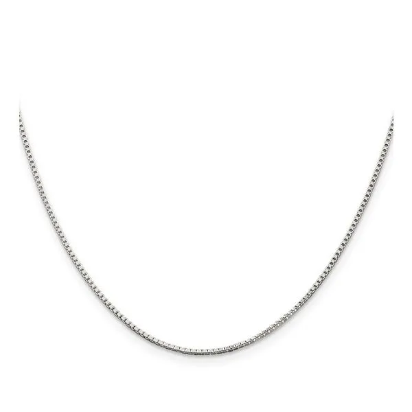 Sterling Silver Box Chain Image 2 Morin Jewelers Southbridge, MA