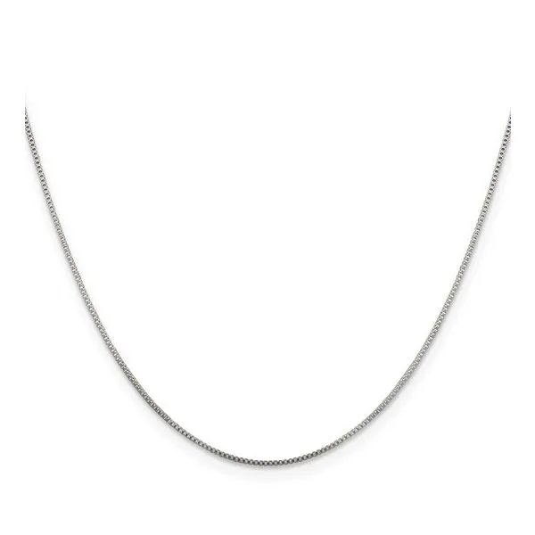 Sterling Silver 18 Inch Box Chain Image 2 Morin Jewelers Southbridge, MA