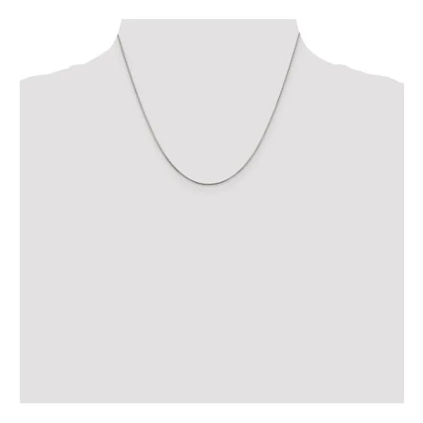 Sterling Silver 18 Inch Box Chain Image 4 Morin Jewelers Southbridge, MA