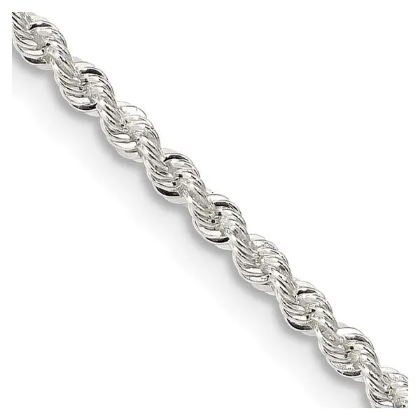 Sterling Silver 2.3mm Solid Rope Chain Morin Jewelers Southbridge, MA