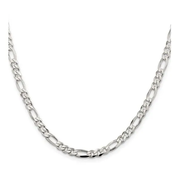 Sterling Silver Figaro Chain Image 2 Morin Jewelers Southbridge, MA
