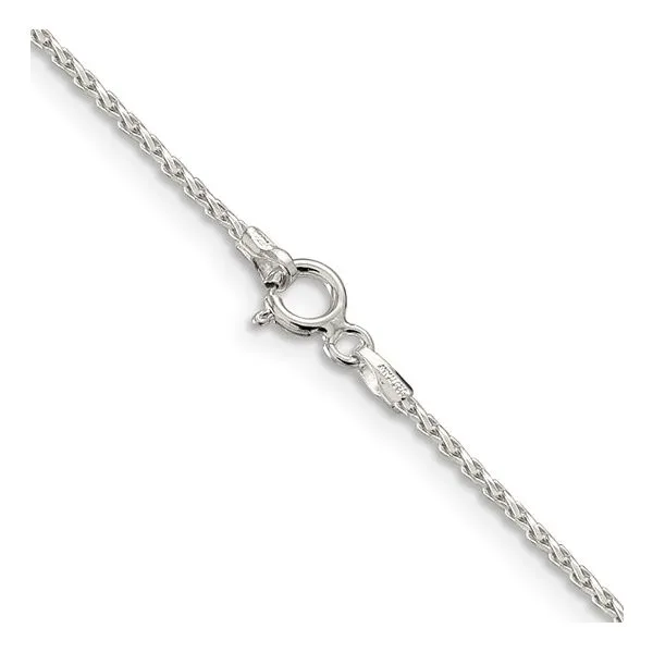 Sterling Silver 1.25mm Diamond-cut Round Spiga Chain Image 3 Morin Jewelers Southbridge, MA