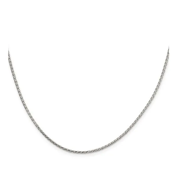 Sterling Silver 1.7mm Diamond-cut Round Spiga Chain Image 2 Morin Jewelers Southbridge, MA