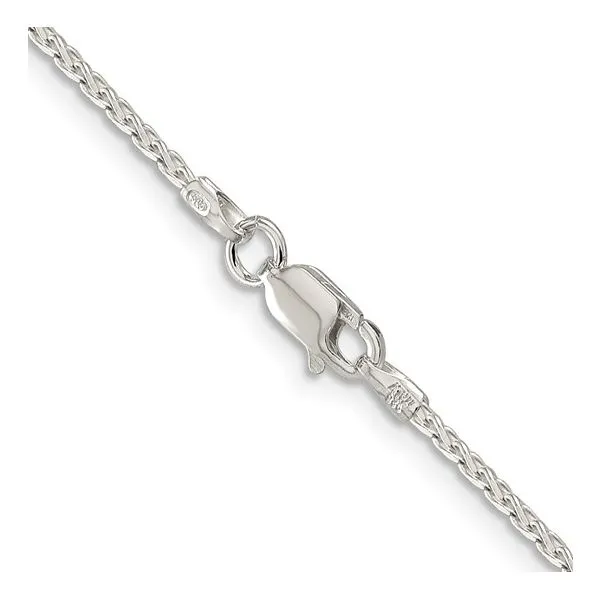 Sterling Silver 1.7mm Diamond-cut Round Spiga Chain Image 3 Morin Jewelers Southbridge, MA