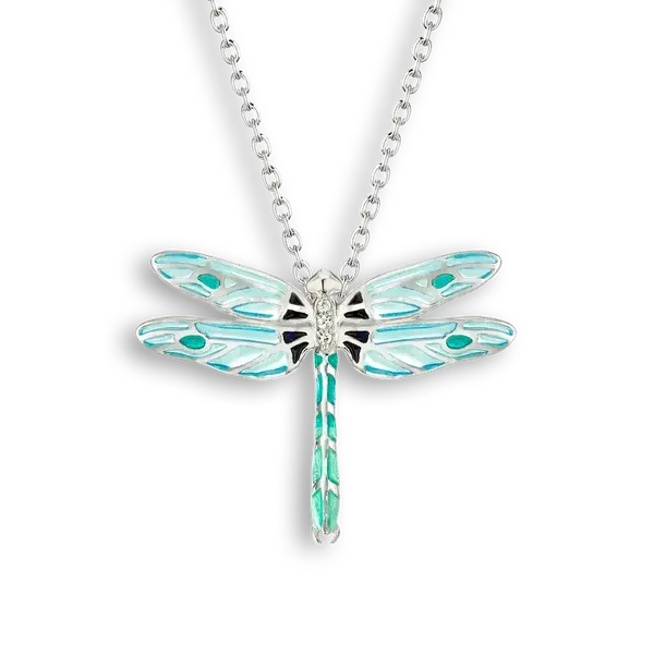 Blur Plique-a-Jour Dragonfly Necklace Morin Jewelers Southbridge, MA