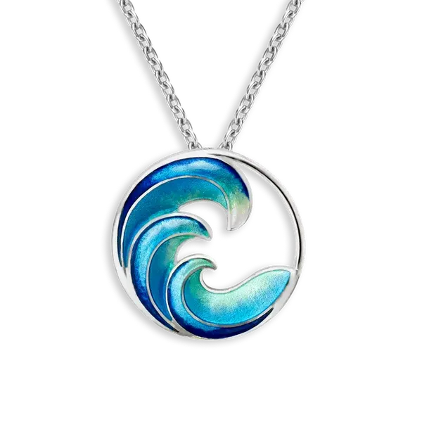 Turquoise Ocean Wave Necklace Morin Jewelers Southbridge, MA