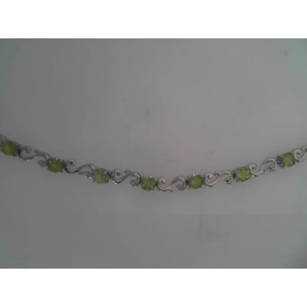 Sterling Silver Peridot Bracelet Morin Jewelers Southbridge, MA