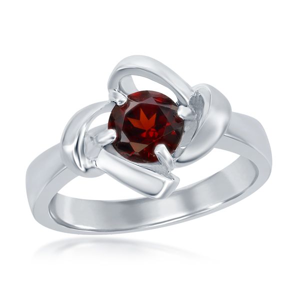 Sterling Silver Garnet Fashion Ring Morin Jewelers Southbridge, MA