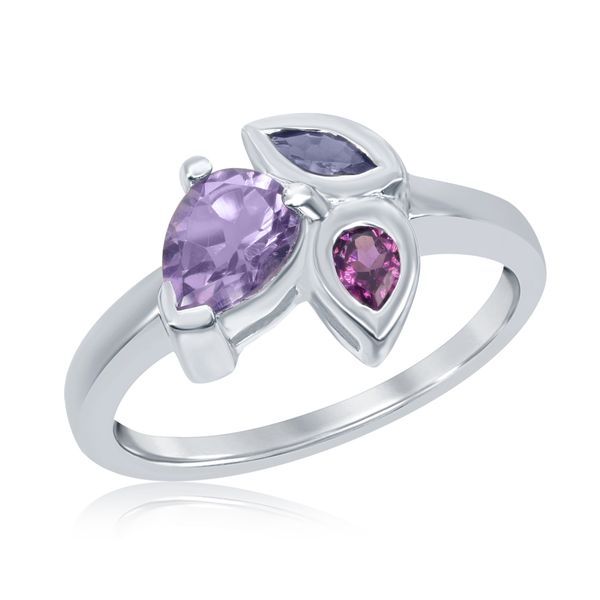 Sterling Silver 3 Stone Fashion Ring Morin Jewelers Southbridge, MA