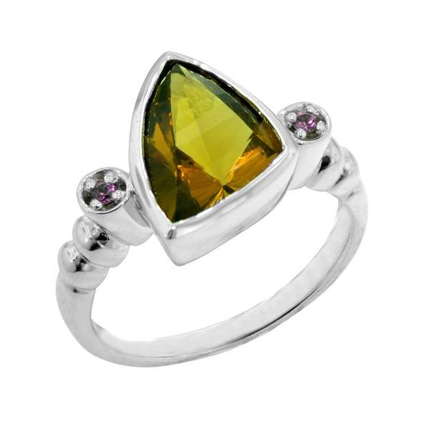 Sterling Silver Cognac Quartz Fashion Ring Morin Jewelers Southbridge, MA