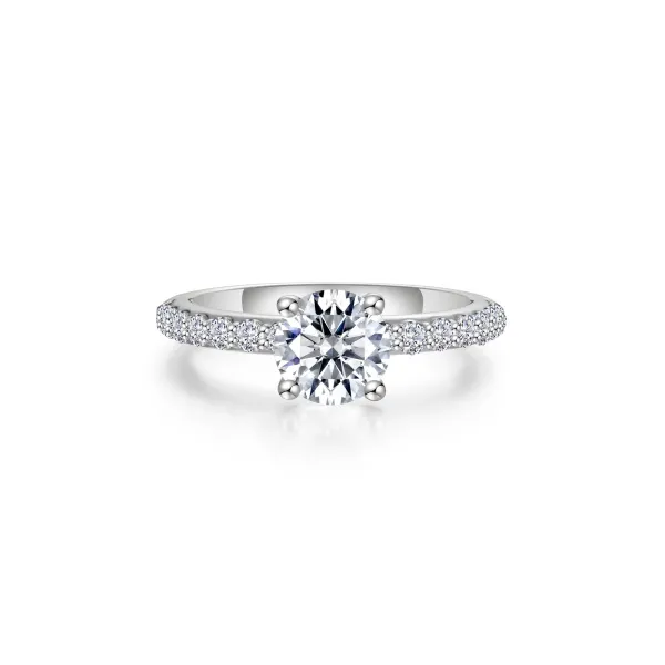 Sterling Silver Angel Engagement Ring Image 2 Morin Jewelers Southbridge, MA