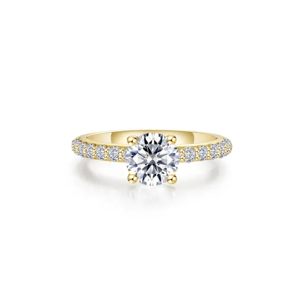 Gold-Plated Angel Engagement Ring Image 2 Morin Jewelers Southbridge, MA