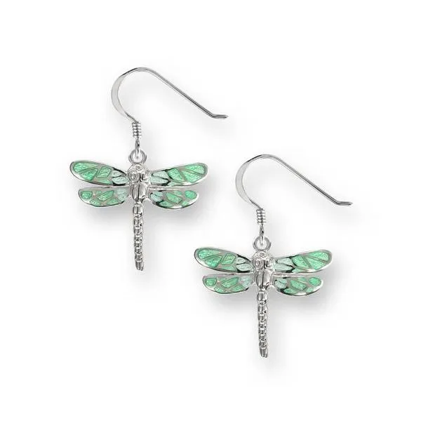 Sterling Silver Dragonfly Wire Earrings Morin Jewelers Southbridge, MA