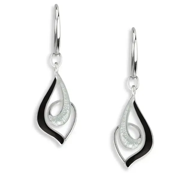 Silver Marquise Wire Earrings Morin Jewelers Southbridge, MA
