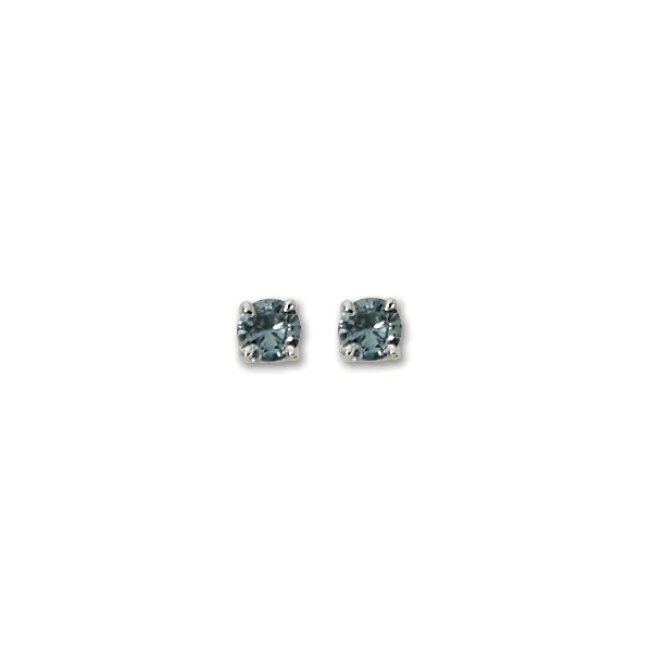 Sterling Silver Blue Topaz Stud Earrings Morin Jewelers Southbridge, MA