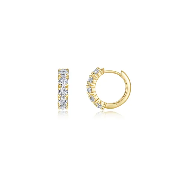 Gold-Plated Sterling Silver Huggie Earrings Morin Jewelers Southbridge, MA