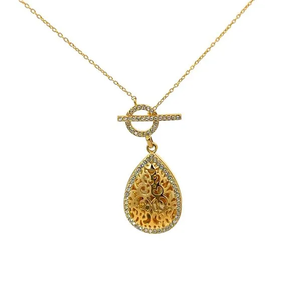 Yellow Pendant with CZ Morin Jewelers Southbridge, MA