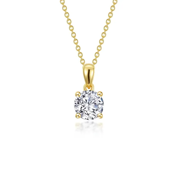 Solitaire Pendant Necklace Morin Jewelers Southbridge, MA