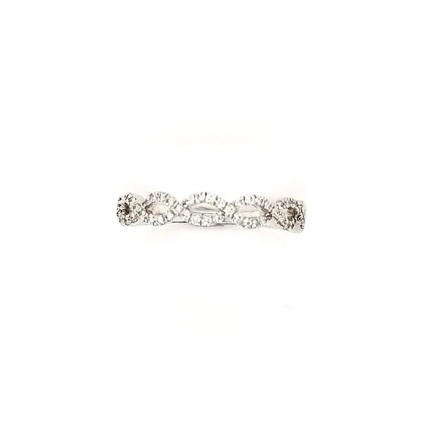 0.25ctw Diamond Braided Style Band Image 2 Morris Jewelry Bowling Green, KY