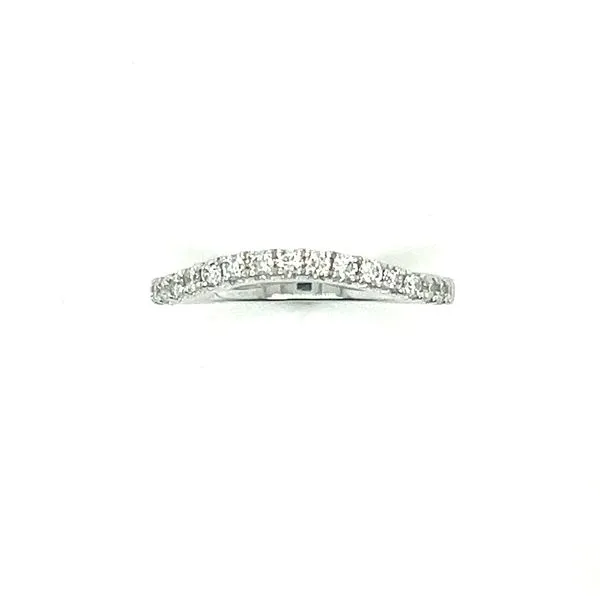 0.28 ctw Round Diamond French Pavé Contour Band Image 3 Morris Jewelry Bowling Green, KY