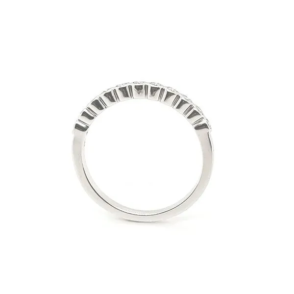 0.17 ctw Round Diamond Bezel Style Band Image 3 Morris Jewelry Bowling Green, KY