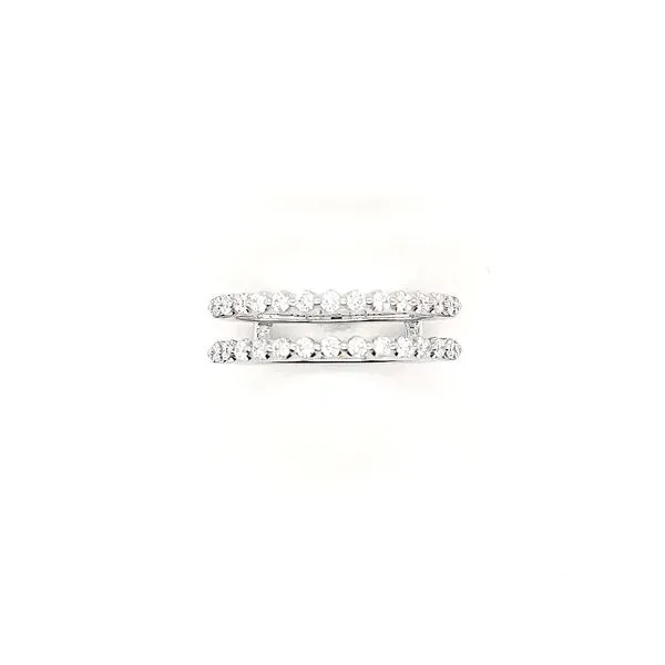 0.55ctw Round Diamond Floating Style Ring Guard Image 2 Morris Jewelry Bowling Green, KY
