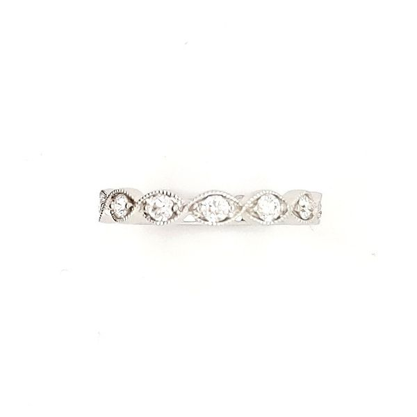 0.34ctw Round Diamond Marquise Style Band with Milgrain Morris Jewelry Bowling Green, KY