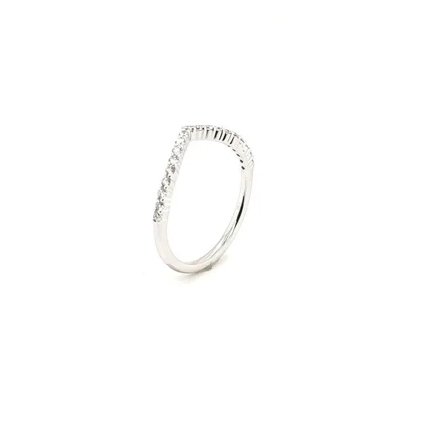 0.25 ctw Round Diamond Curved V-Shaped Contour Band Morris Jewelry Bowling Green, KY