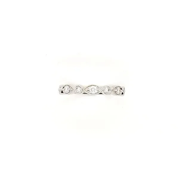 0.78 ctw Round Diamond Scallop Style Band Image 4 Morris Jewelry Bowling Green, KY