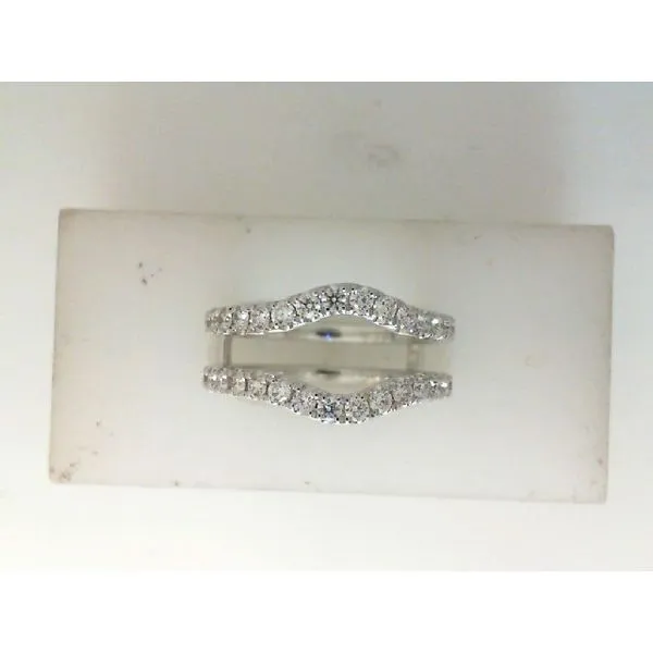 0.85ctw Round Diamond Contour Ring Guard Morris Jewelry Bowling Green, KY