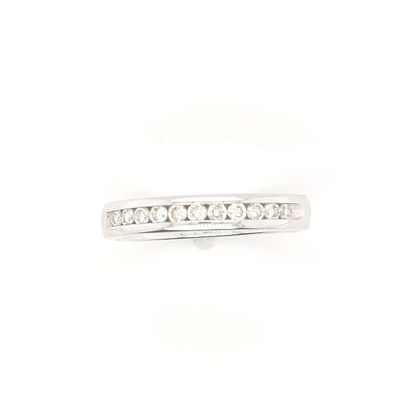 0.17 ctw Round Diamond Chanel Set Band Image 4 Morris Jewelry Bowling Green, KY